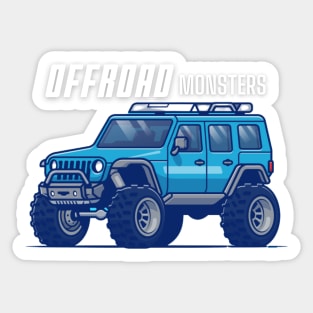 Off - road monsters Sticker